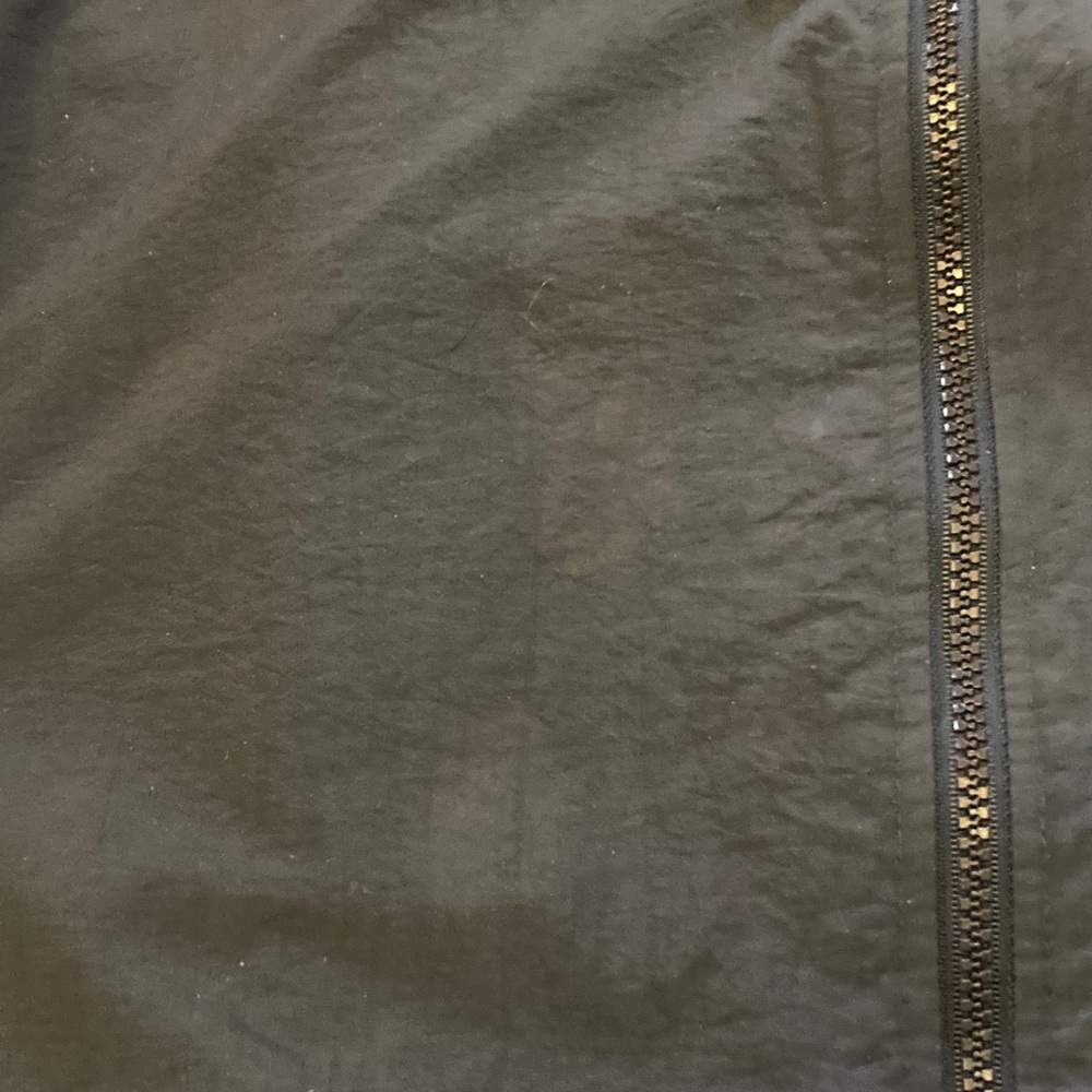 Vintage Notre Dame men’s L full zip lined hooded jacket Navy water repellent - Picture 4 of 14